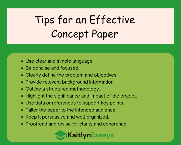 How to Write a Concept Paper: A Step-by-Step Guide With Examples ...